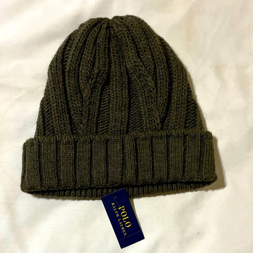 Rare Polo by Ralph Lauren 1967 Expedition Beanie Green - Picture 2 of 5